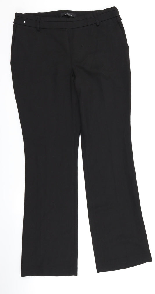 Marks and Spencer Womens Black   Trousers  Size 12 L29 in