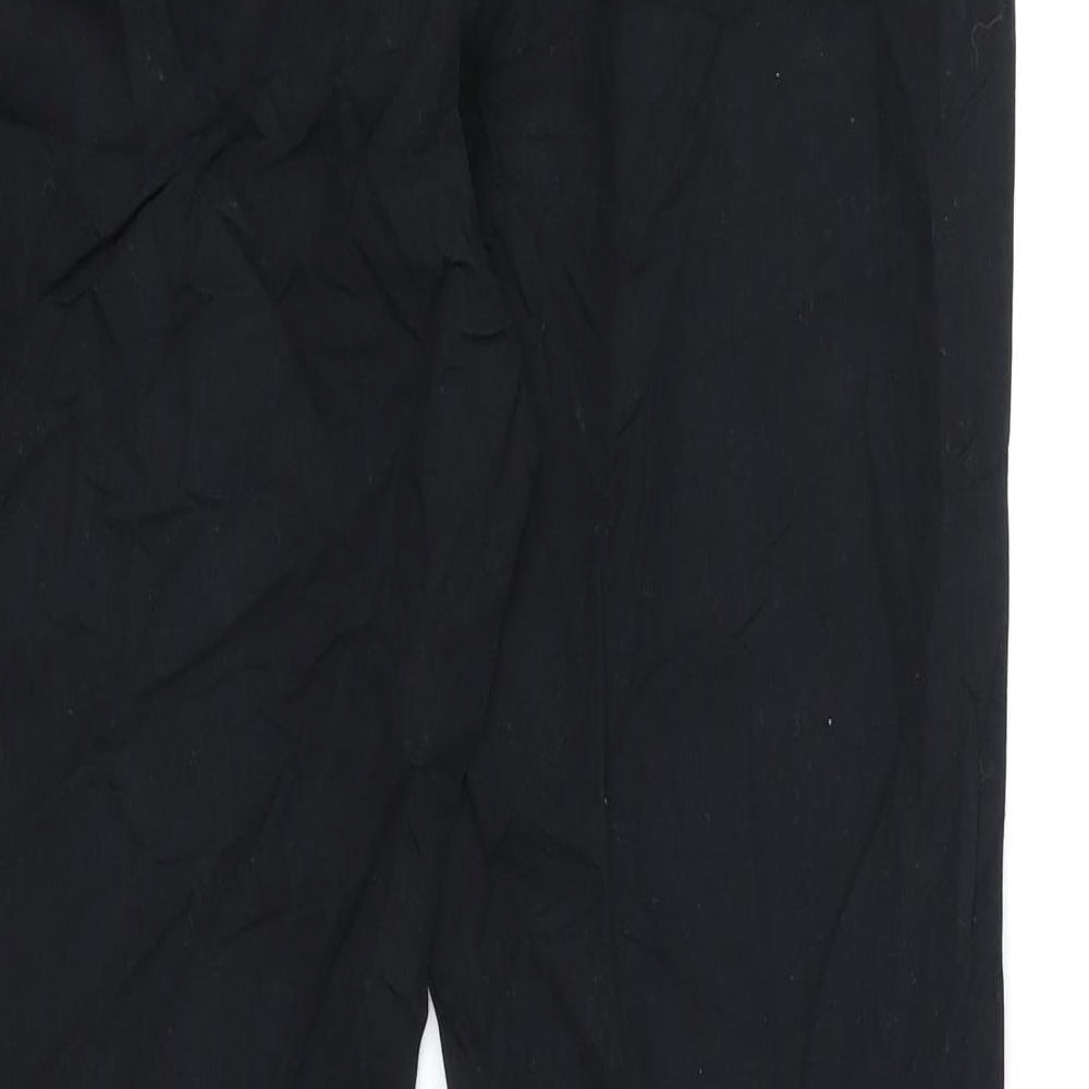 H&M Womens Black   Trousers  Size 8 L29 in - Paper Bag Waist