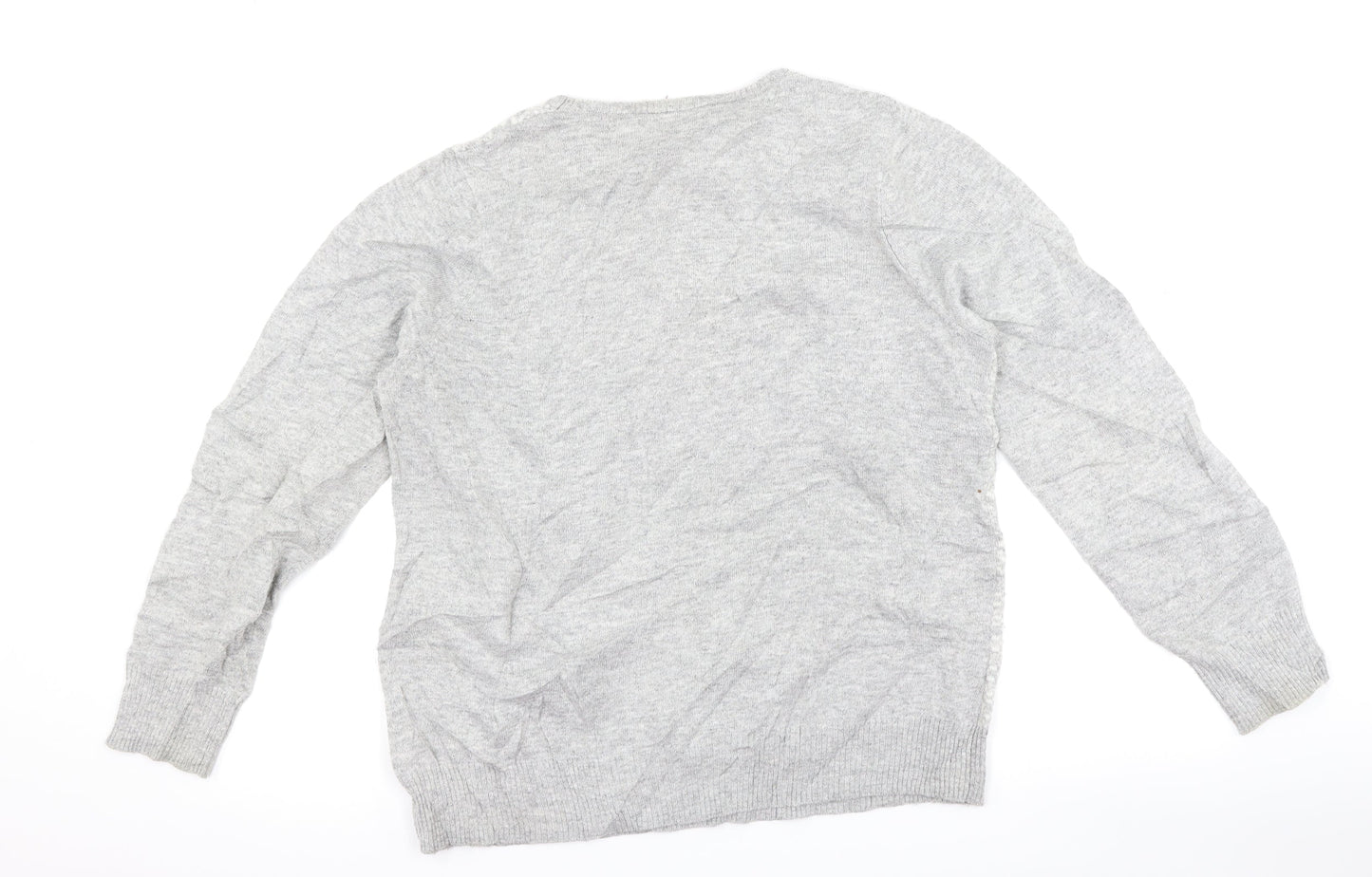 Bonmarché Womens Grey   Pullover Jumper Size 16  - star