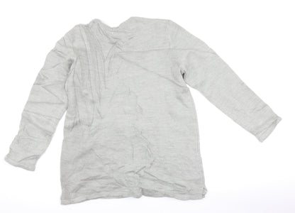 Back view of Damart women’s grey jumper, size UK 10