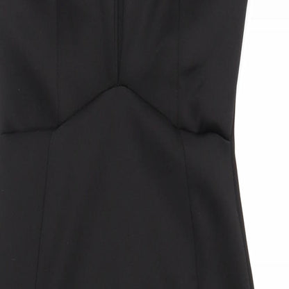 Preloved Boohoo Womens Black   Sheath  Size 8 - Detail