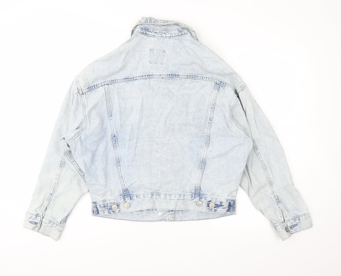 Denim & Co. Womens Black  Denim Jacket  Size 6