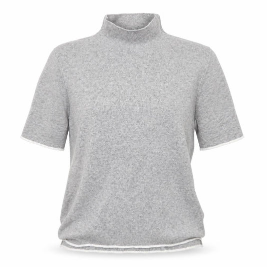 Front view of Zara women’s grey jumper, size S