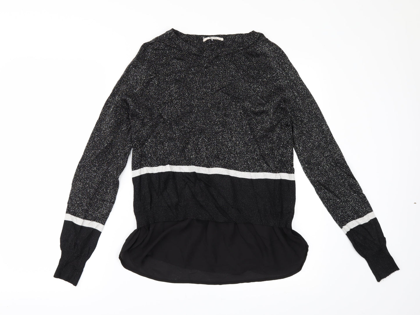TU Womens Black   Pullover Jumper Size 8