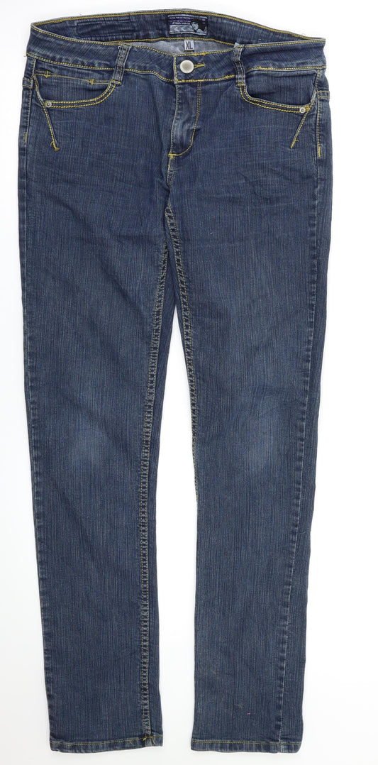Preworn Womens Blue   Straight Jeans Size XL L33.5 in