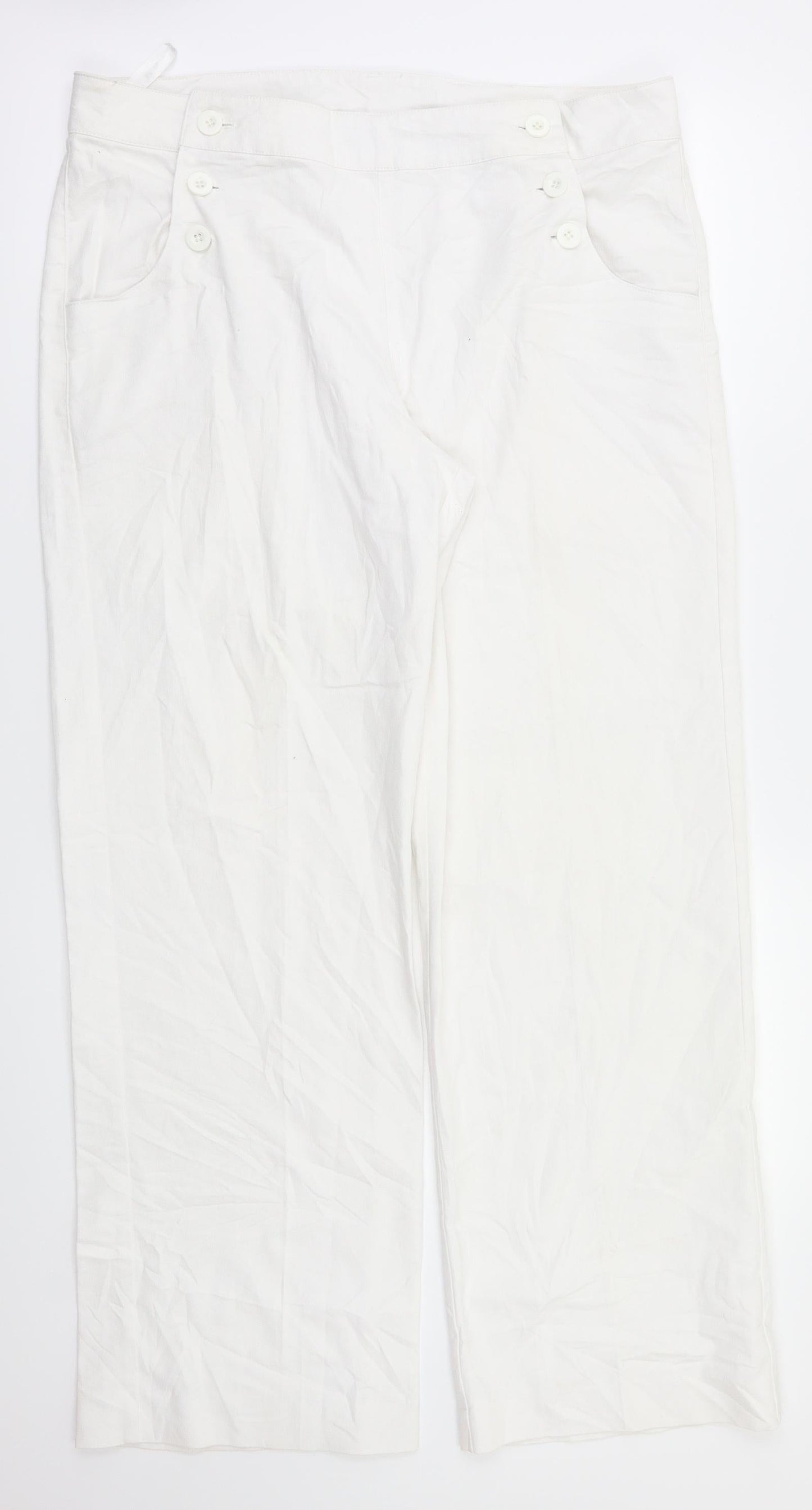 Epilogue Womens White   Trousers  Size 14 L31 in
