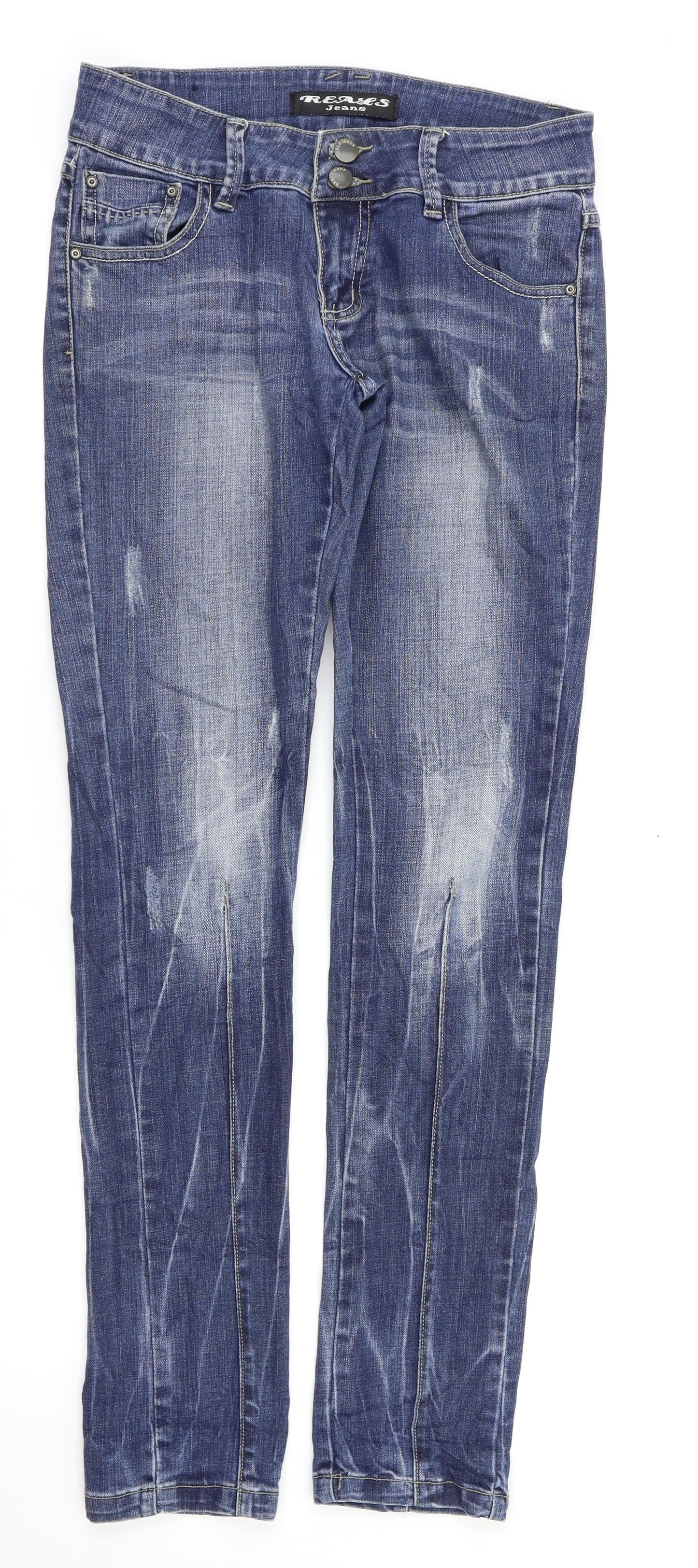 REASES Womens Blue   Skinny Jeans Size M L33 in