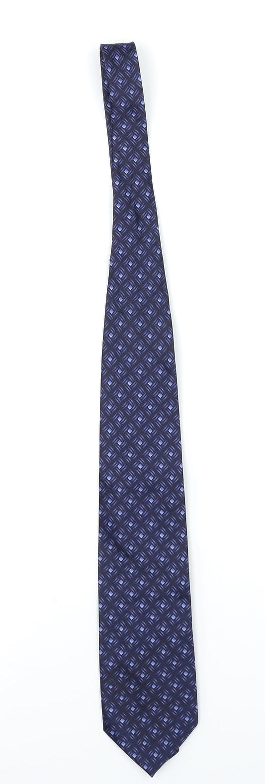 Walton Mens Blue Polka Dot  Pointed Tie One Size
