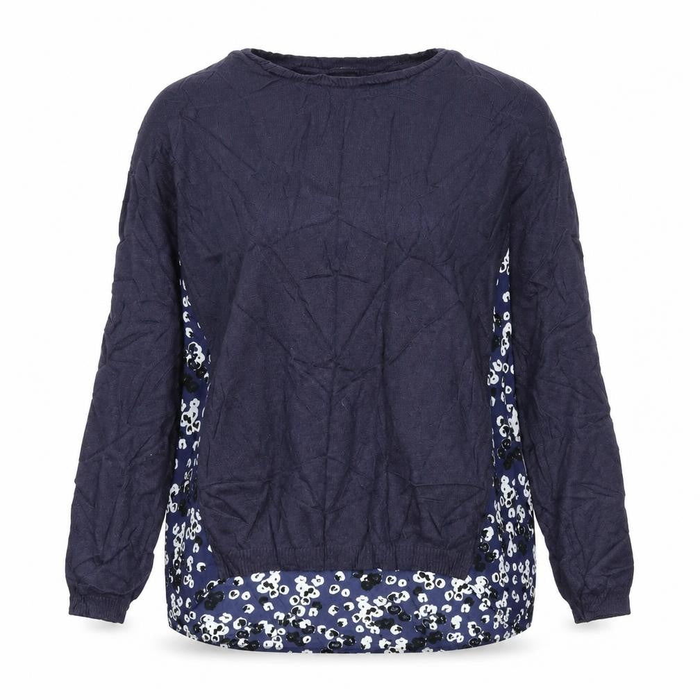 George Womens Blue Floral  Pullover Jumper Size 12