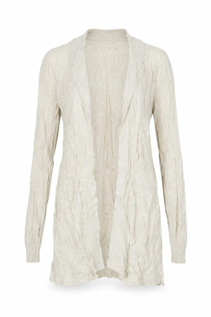 Basic Womens Beige   Cardigan Jumper Size M