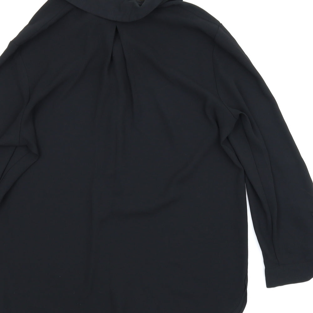 Dorothy Perkins Womens Black   Basic Blouse Size 8