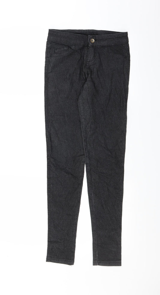 Tezenis Womens Black  Denim Skinny Jeans Size XS L29 in