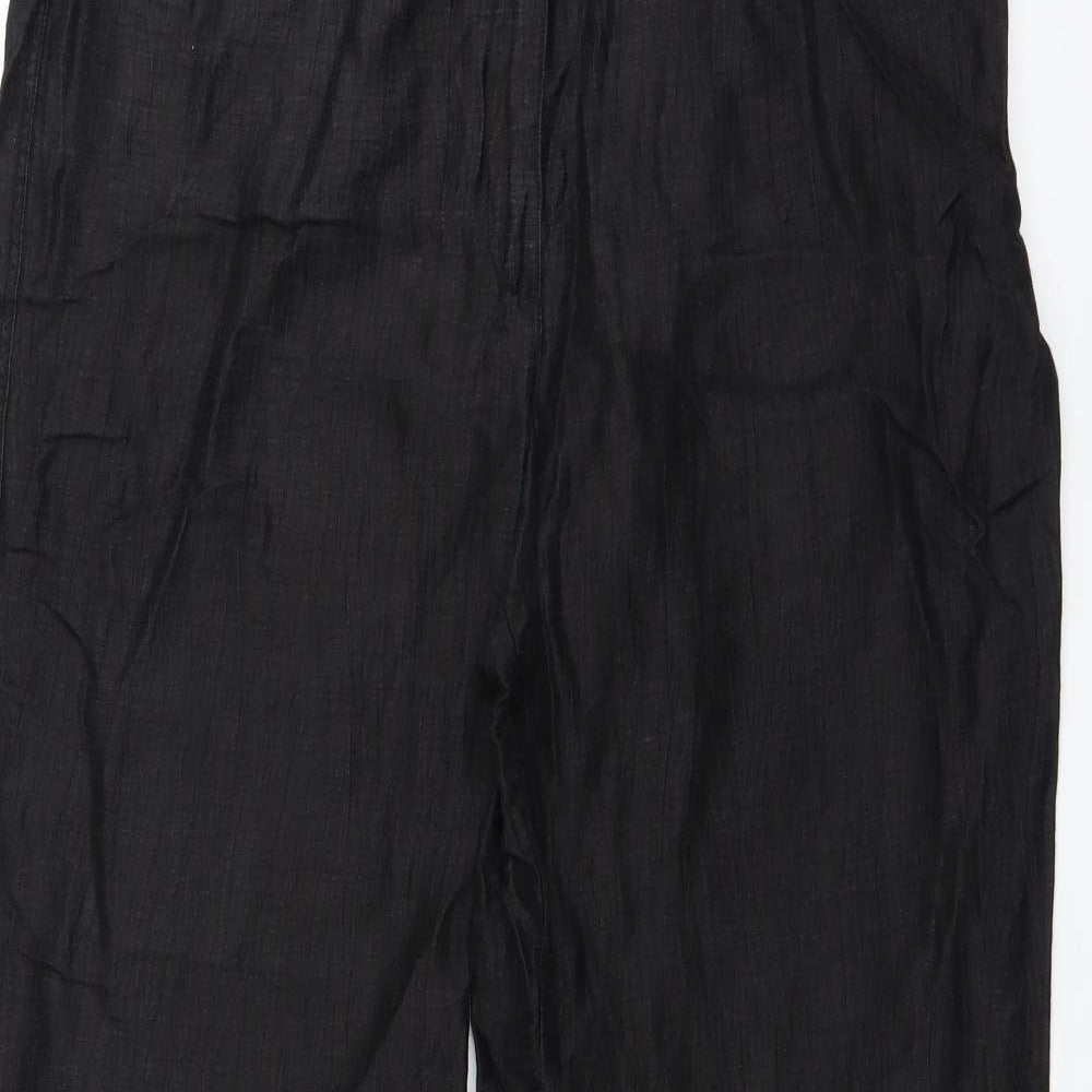 Gelco Womens Black   Trousers  Size 14 L32 in