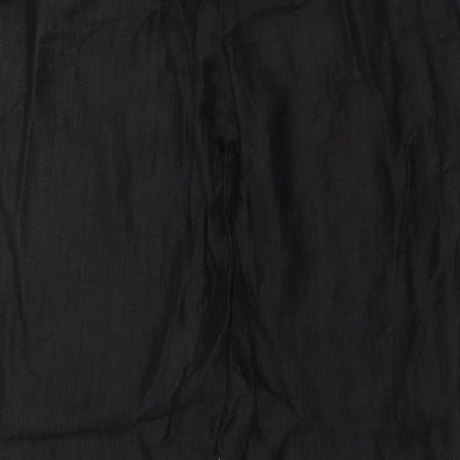 Brand and care label for Gelco women’s black trousers, size UK 14, 32-inch leg