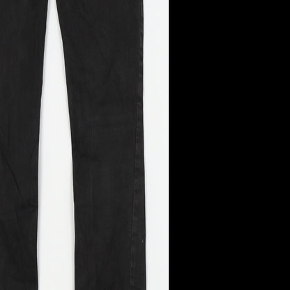 Brand and care label for FIVE women’s black skinny jeans, size UK 34, 30-inch leg
