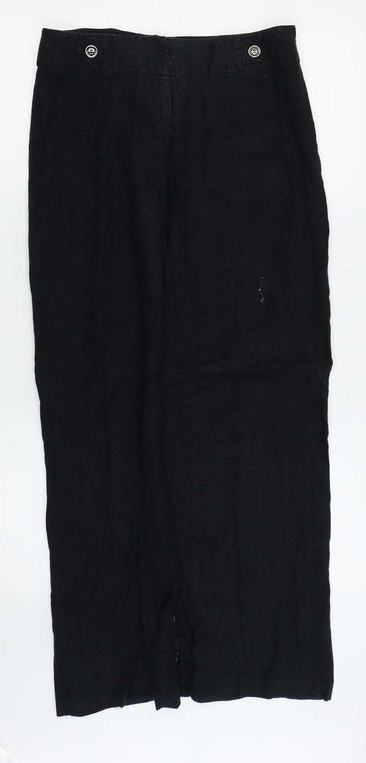 Asda George Womens Black   Trousers  Size 10 L28 in