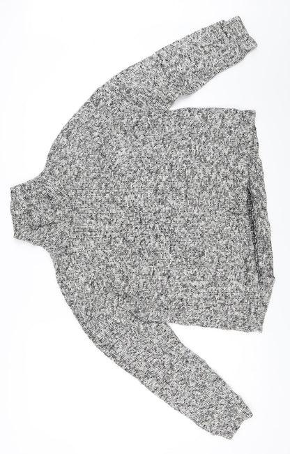 Front view of Forever 21 women’s grey jumper, size M