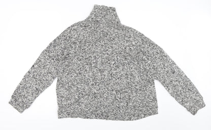 Back view of Forever 21 women’s grey jumper, size M