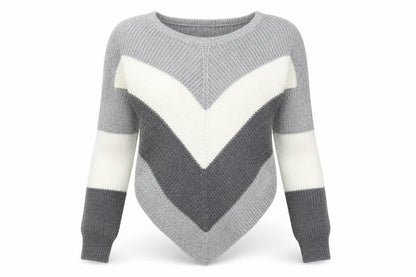 Front view of Select women’s grey jumper, size M