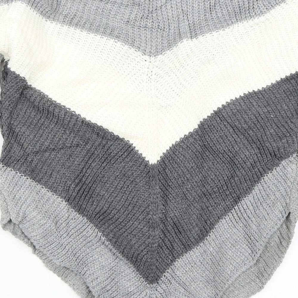 Select Womens Grey   Pullover Jumper Size M