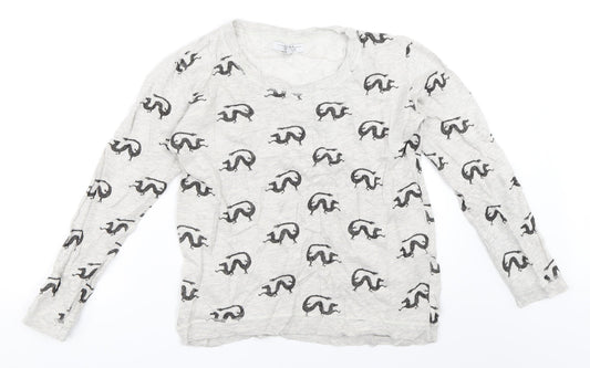 Zara Womens Grey   Pullover Jumper Size S