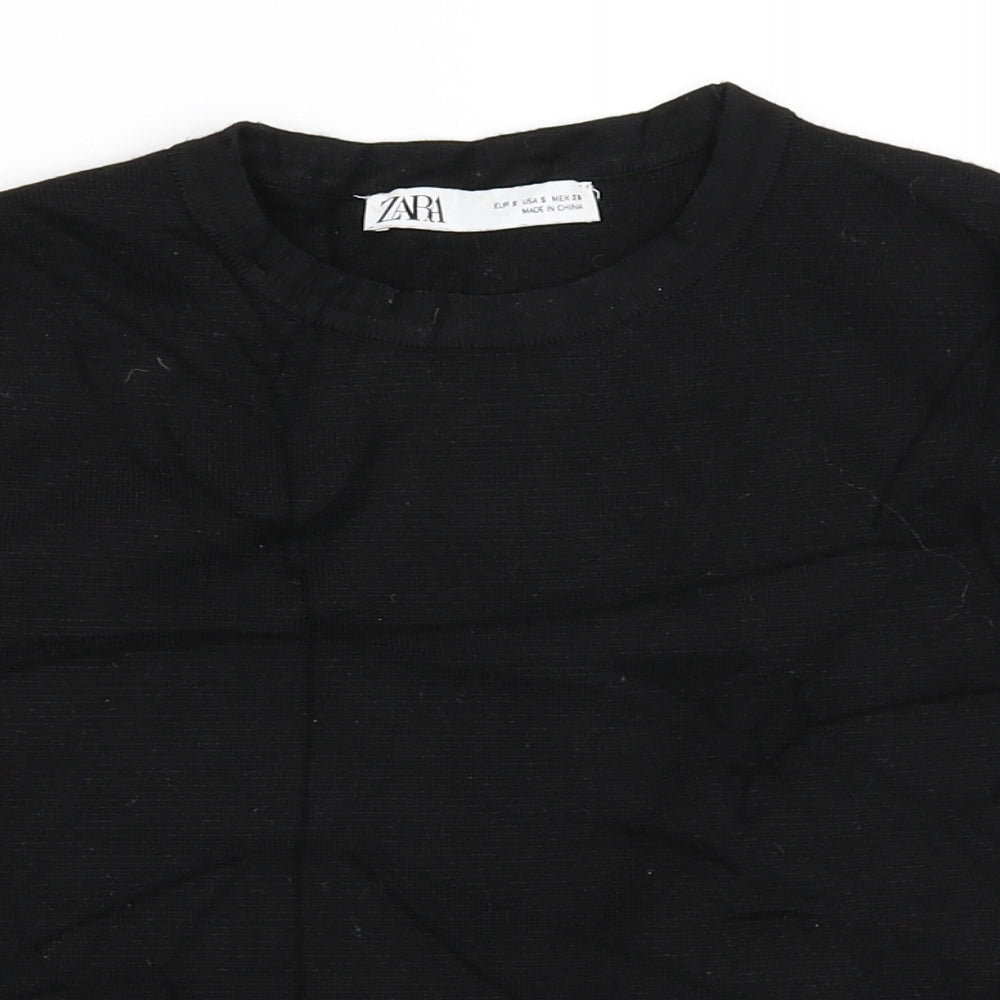 Zara Womens Black   Basic T-Shirt Size S