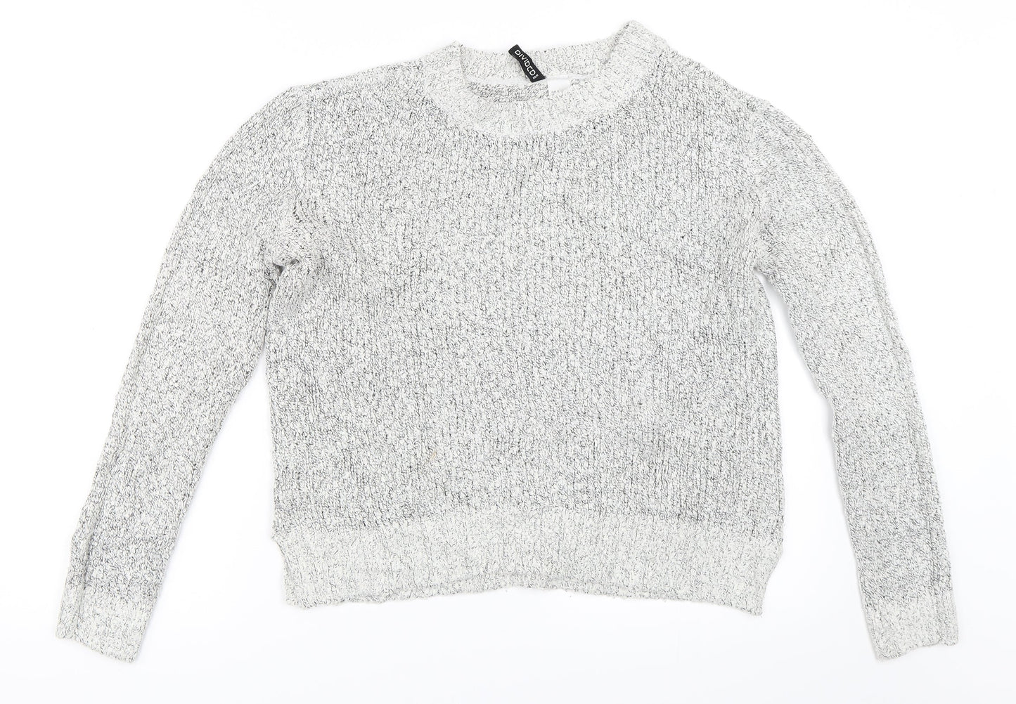 H&M Womens Grey   Pullover Jumper Size S