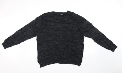 Front view of Next women’s grey jumper, size L