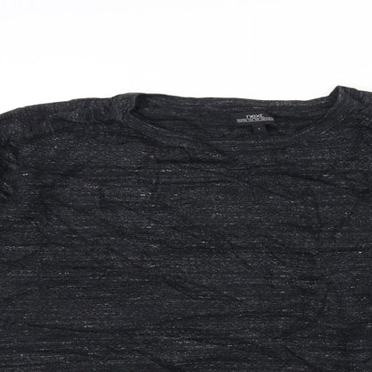 Close-up detail of Next women’s grey jumper, size L