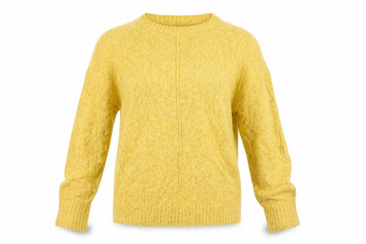 New Look Womens Yellow   Pullover Sweatshirt Size S