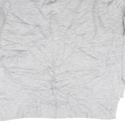 Brand and care label for Zara Knit women’s grey jumper, size S