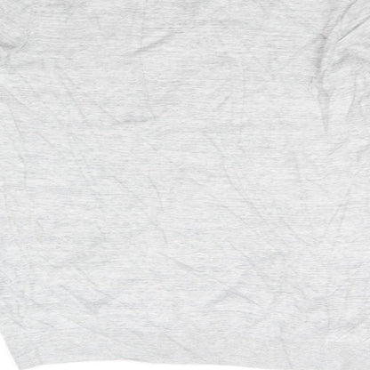 Brand and care label for Next women’s grey jumper, size S