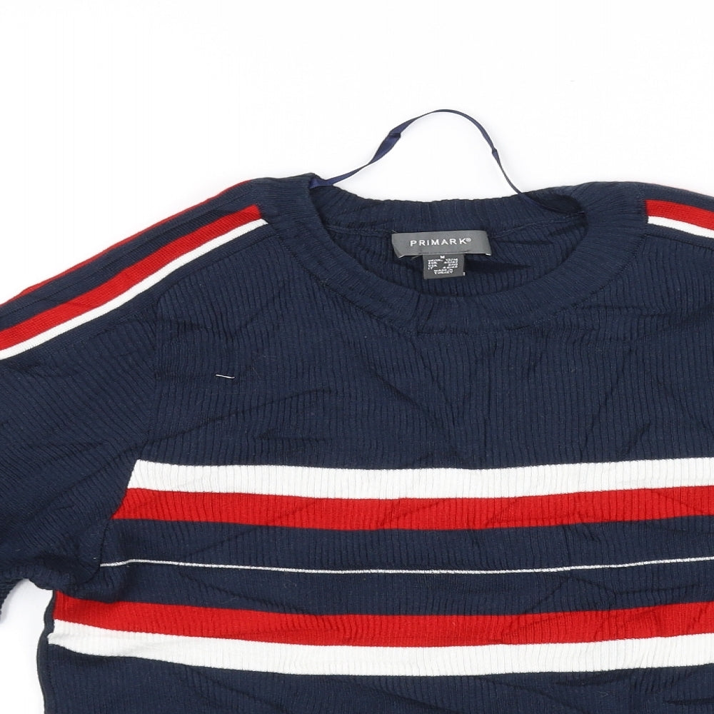 Primark Womens Blue   Pullover Jumper Size M