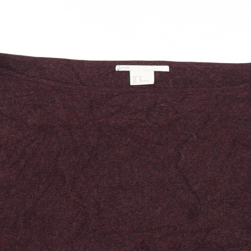 H&M Womens Purple   Pullover Jumper Size M