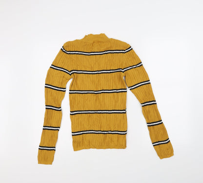 Additional front view of Primark women’s yellow basic blouse, size S