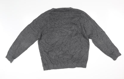 Back view of Next men’s grey jumper, size M