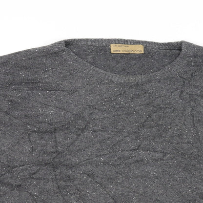 Close-up detail of Next men’s grey jumper, size M