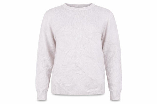 Front view of Berkertex women’s pink jumper, size UK 12