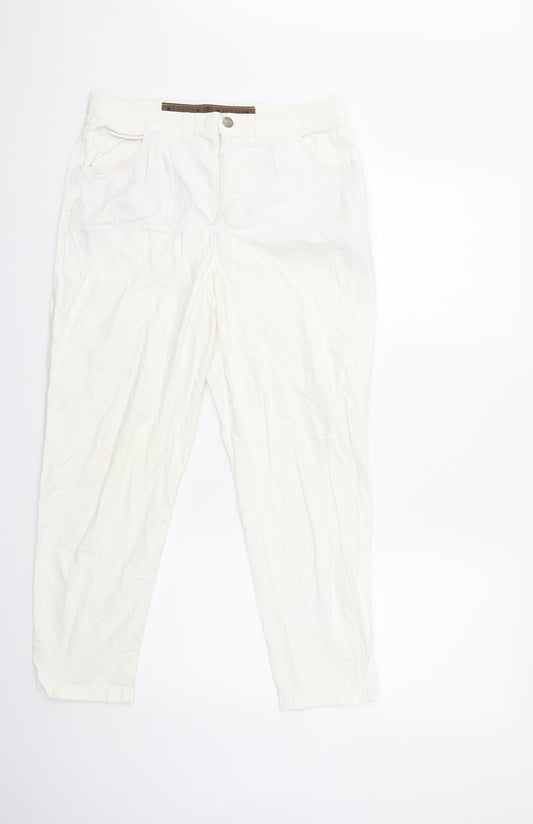 Bogner Womens White   Trousers  Size 32 in L25 in