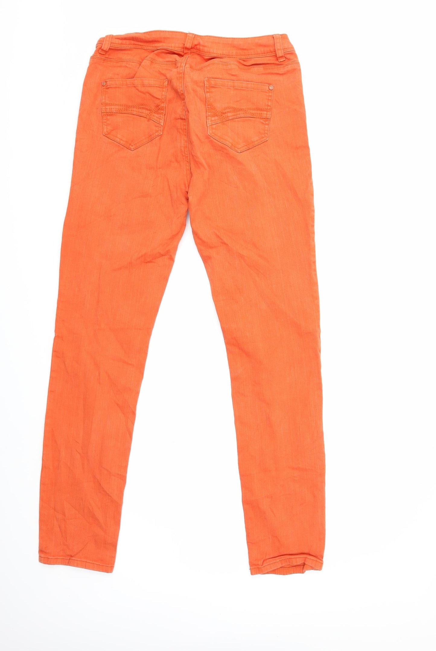 Street One Womens Orange  Denim Skinny Jeans Size 30 in L30 in