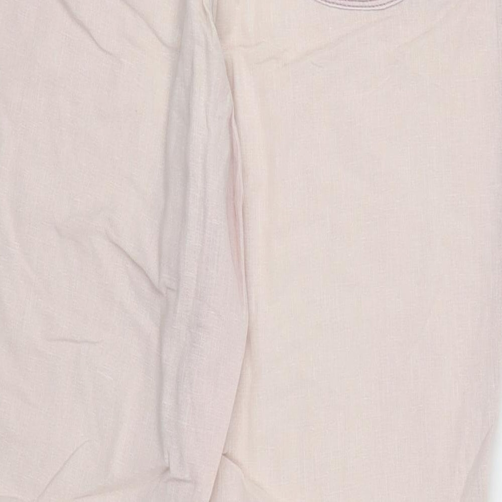 M&Co Womens Pink   Trousers  Size 12 L27 in
