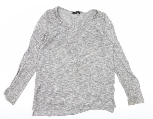 NEXT Womens Grey  Knit Pullover Jumper Size 14