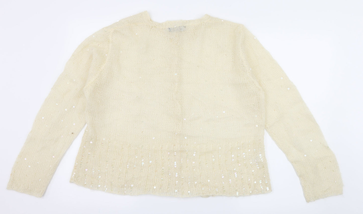 George Womens Ivory  Knit Cardigan Jumper Size 18
