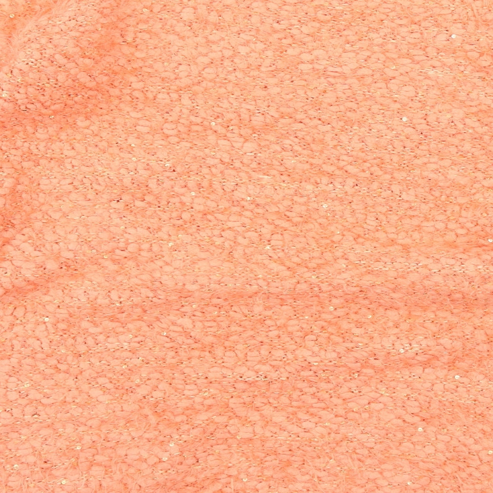 Quiz Womens Orange  Knit Pullover Jumper Size S