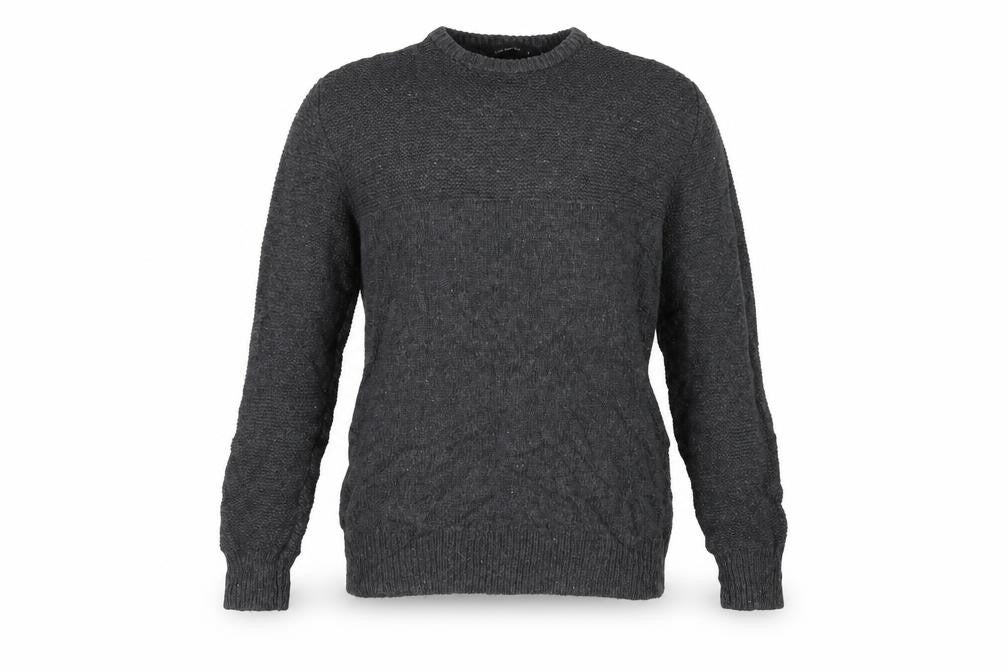 Cedarwood State Mens Green Knit Pullover Jumper Size M - Ribbed