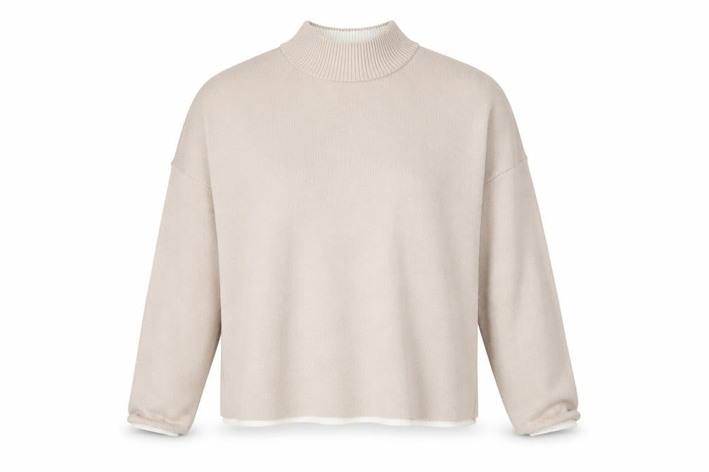 New Look Womens Beige  Knit Pullover Jumper Size 10