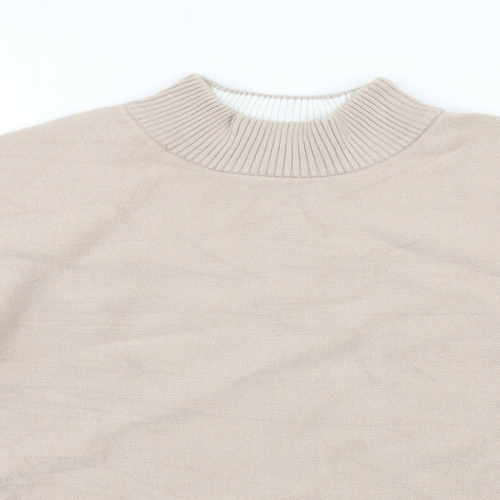 New Look Womens Beige  Knit Pullover Jumper Size 10