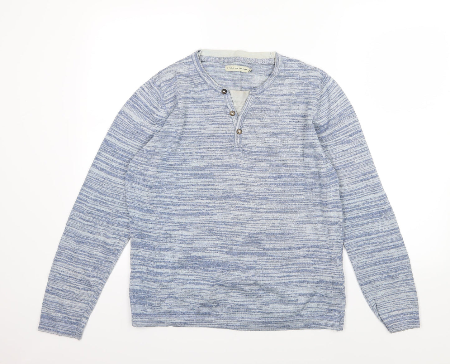 Celio Girls Blue  Knit Pullover Jumper Size M