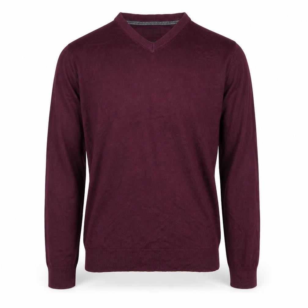 Sandstone & Co Men Mens Purple  Knit Pullover Jumper Size M