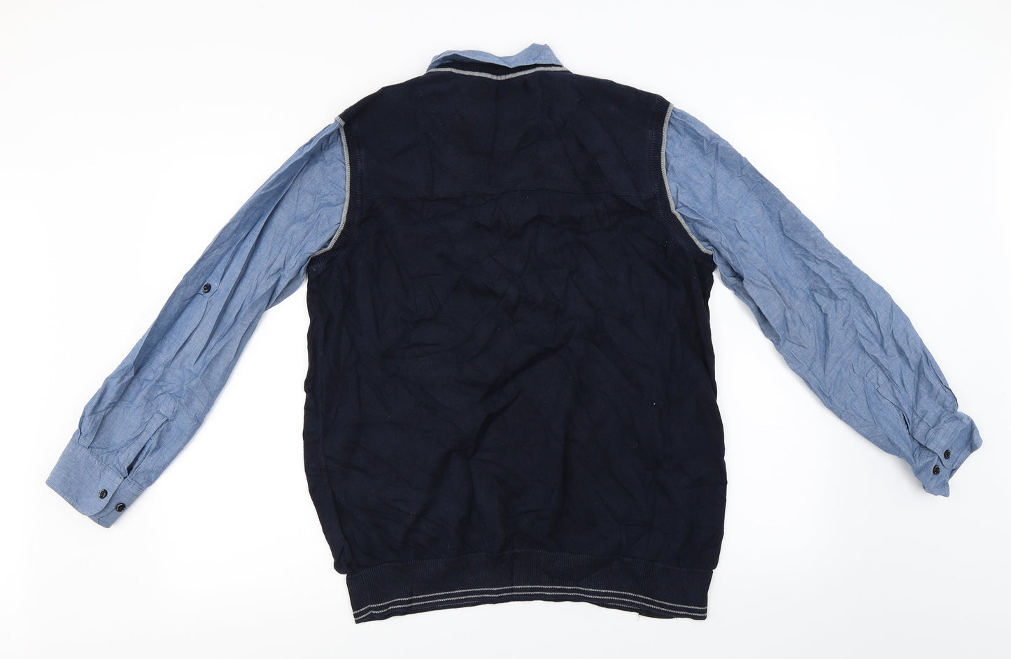 Easy Womens Blue   Pullover Jumper Size L